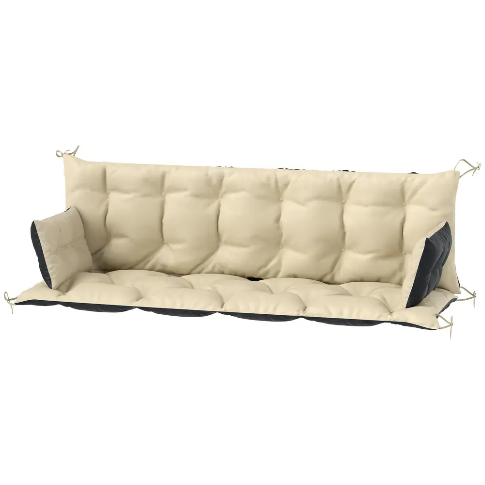 3-Sits Bänkdyna Bänkdyna med Remmar Sittdyna 180X110X8 Cm