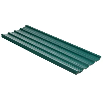 Takplåt 12-pack Trapetsplåt för Takbeklädnad 129 x 45 Cm