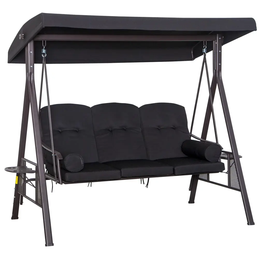 3-Sitsig Hammock med Soltak 116 x 206 x 183 Cm