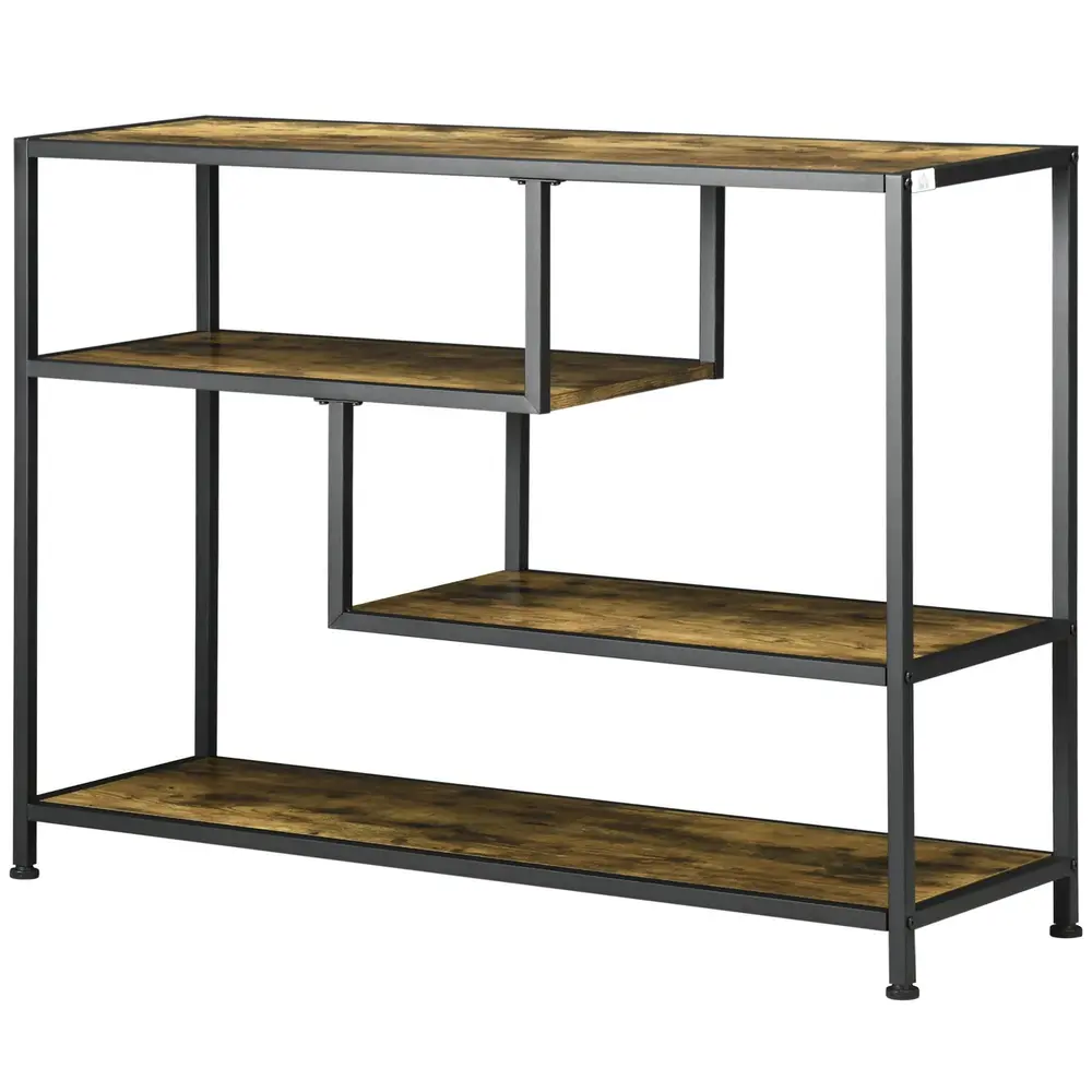 Konsolbord Hallbord Rustik Brun av Trä 99,6 x 33,6 x 74 Cm