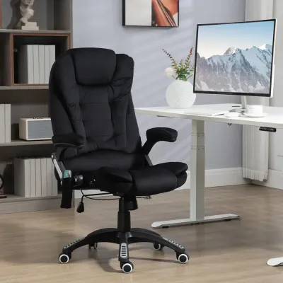 Kontorsstol med Massage- och Värmefunktion Ergonomisk
