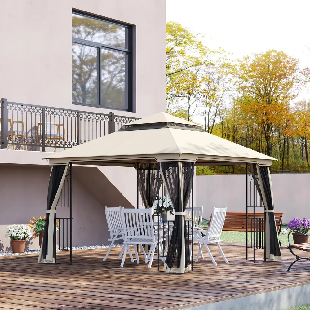 Stor Pop-Up Paviljong för Event Rymligt 5,9 x 2,95 x 2,5 M