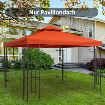 Ersättningstak för Metallpaviljong Roströd 3 x 3 m
