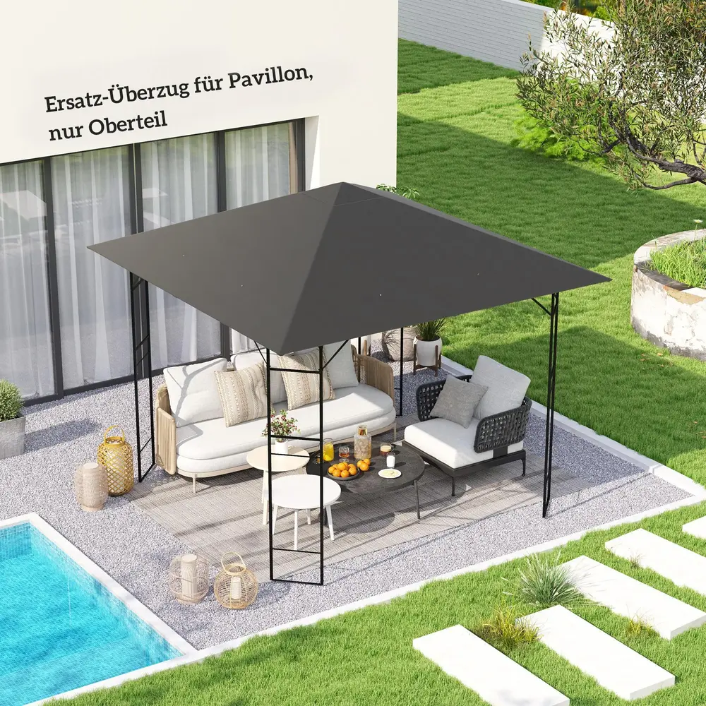 Reservtak till Paviljong med UPF30+ Skydd 3 x 3 M