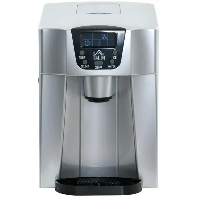 Ismaskin med Timerfunktion 1,2 l Vattentank Silver