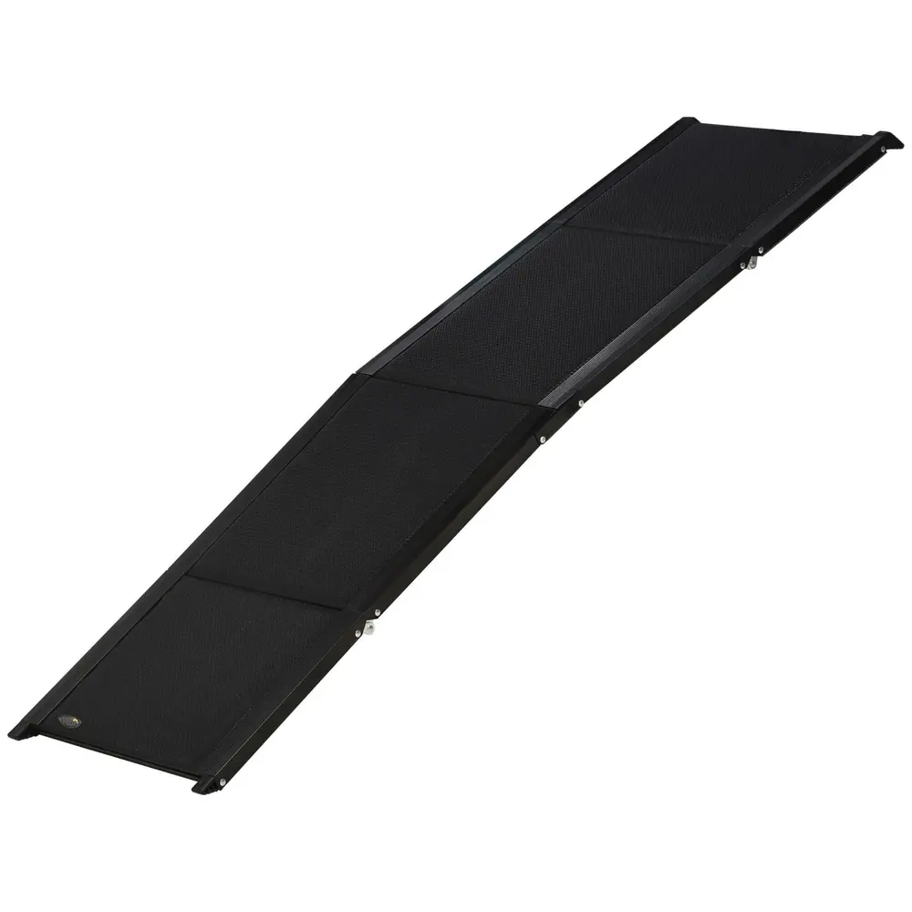 Hopfällbar Hundramp i Aluminium Bilramp för 158 x 43,5 Cm