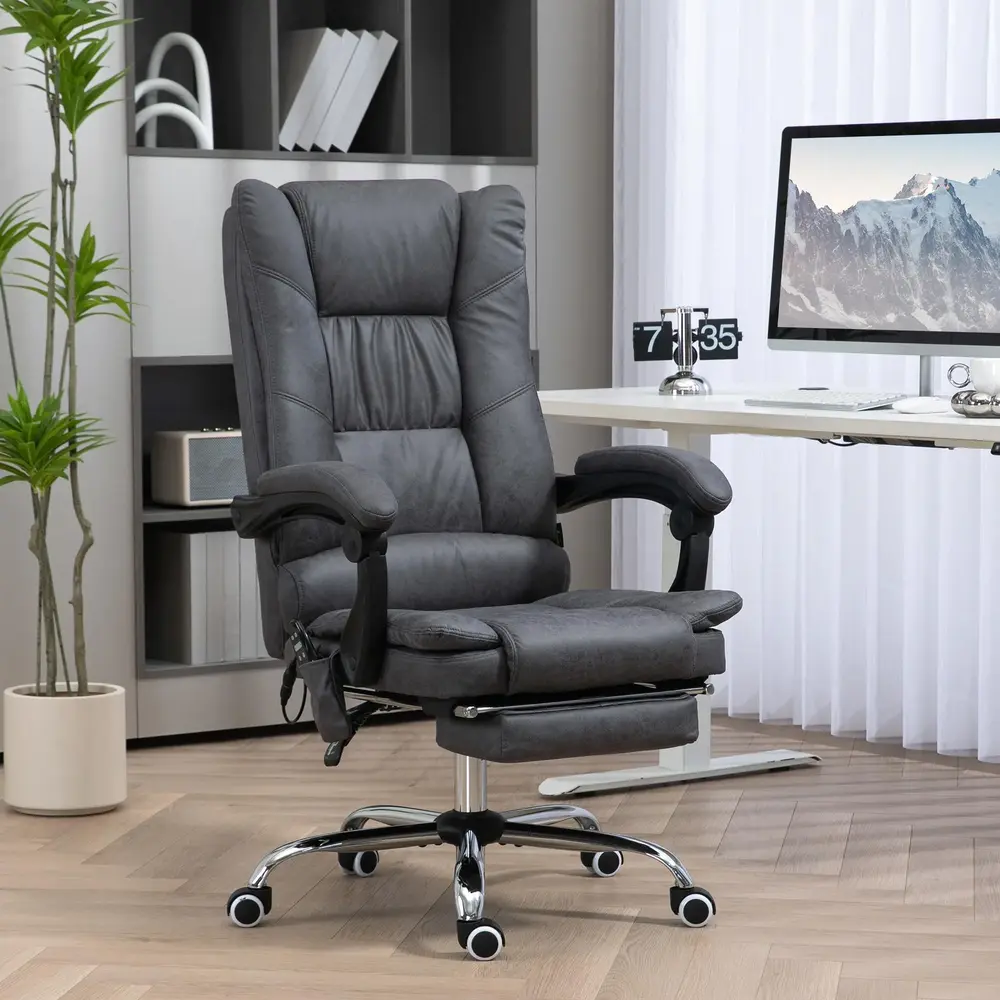 Kontorsstol med Massagefunktion 64 x 70 x 118 Cm