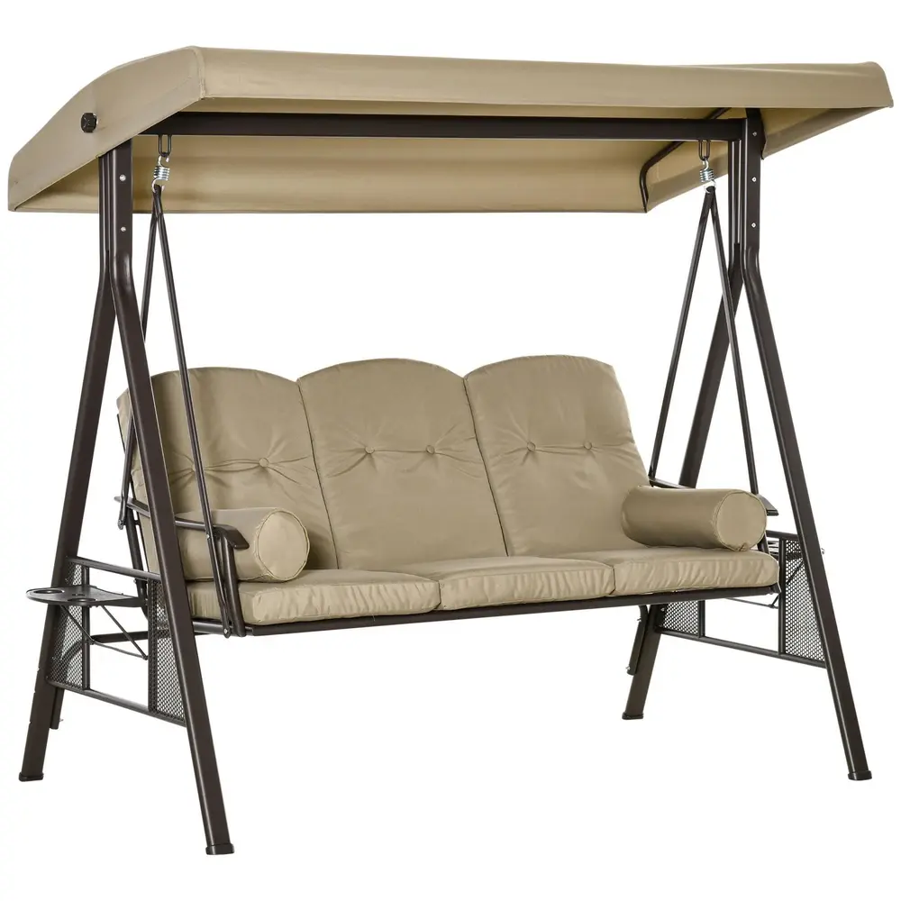 3-Sitsig Hammock med Soltak 116 x 206 x 183 Cm