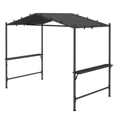 Bbq-tält med Grilltak Sidofickor 277 x 149 x 230 cm