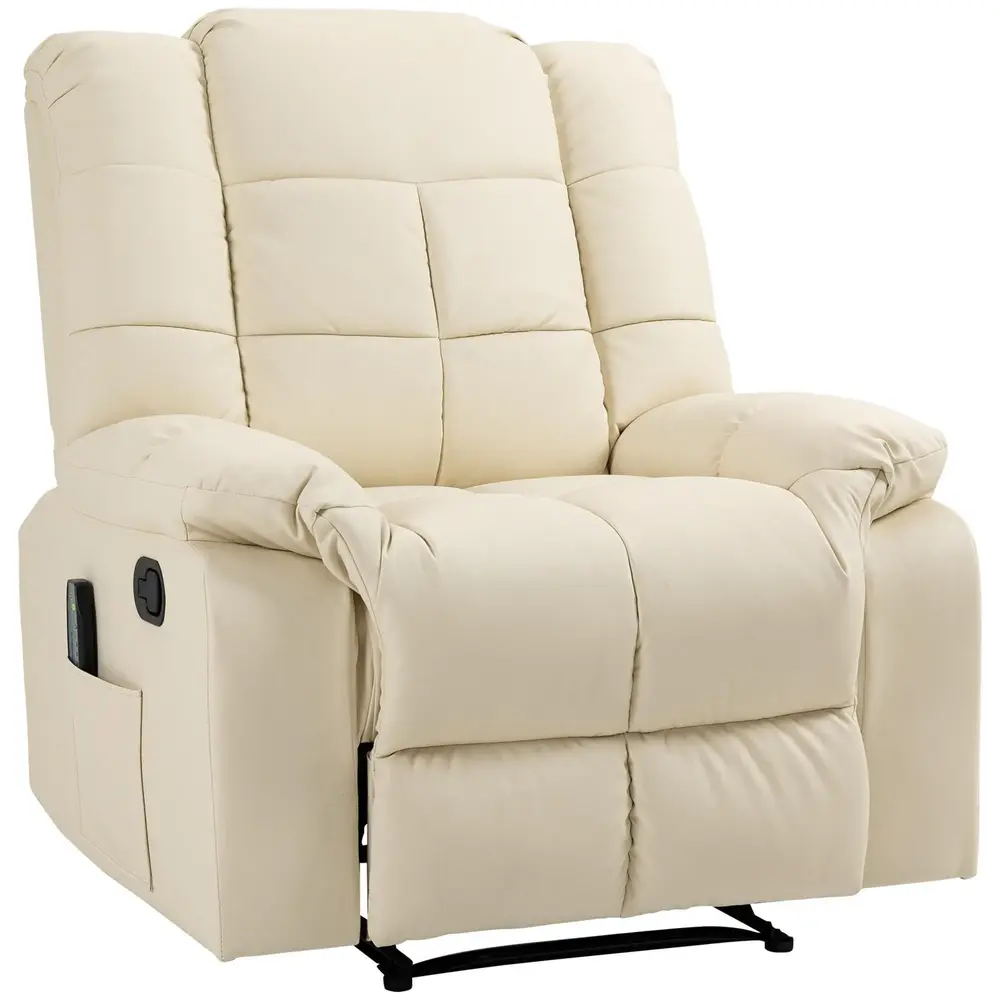 Elektrisk Massagestol i Konstläder 94 x 99 x 99 Cm