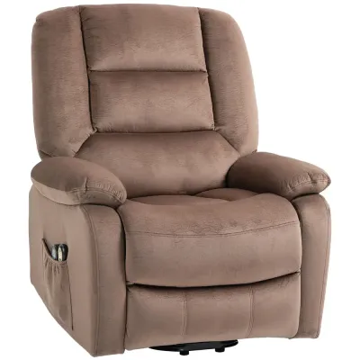 TV-Stol Massagestol Grå av Polyester 90 x 93 x 110 cm