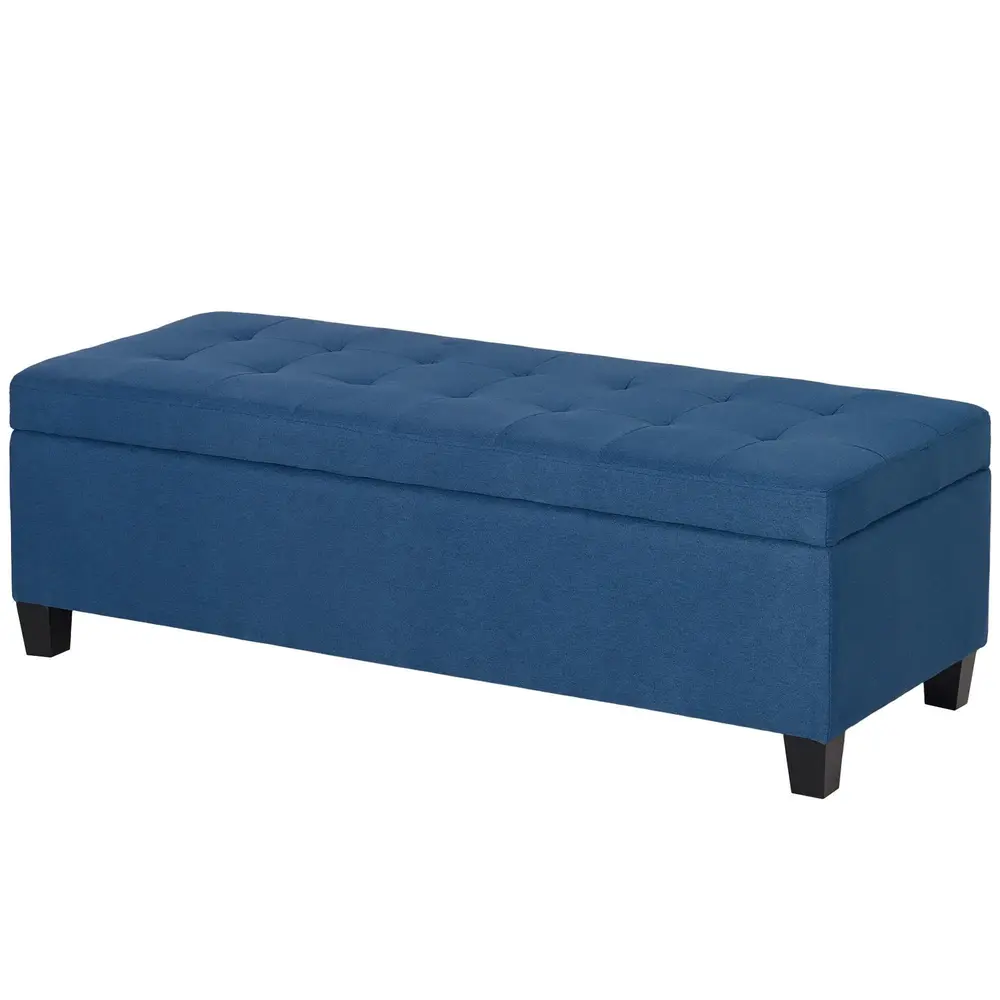 Hallbänk/Ottoman med Knappsömmar 125,1 x 48,9 x 41,3 Cm