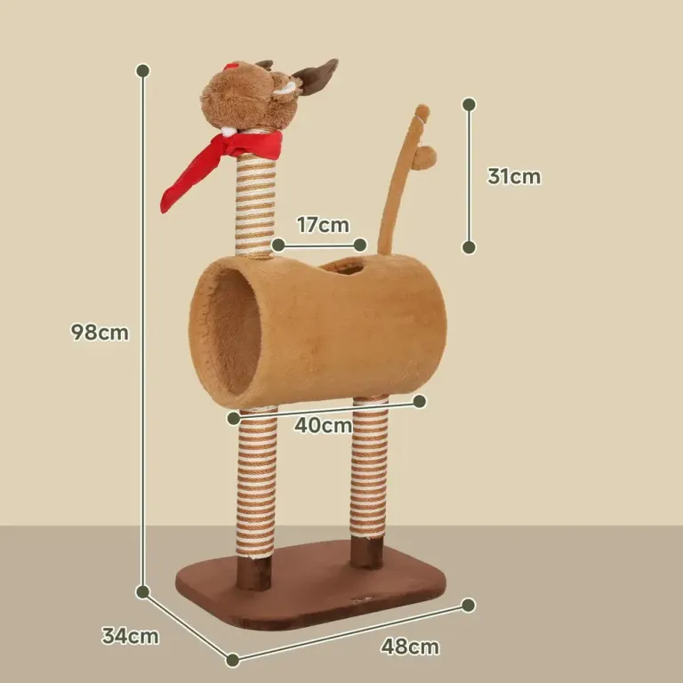 Klösträd i Hjortdesign med Grotta Lekboll 98 cm