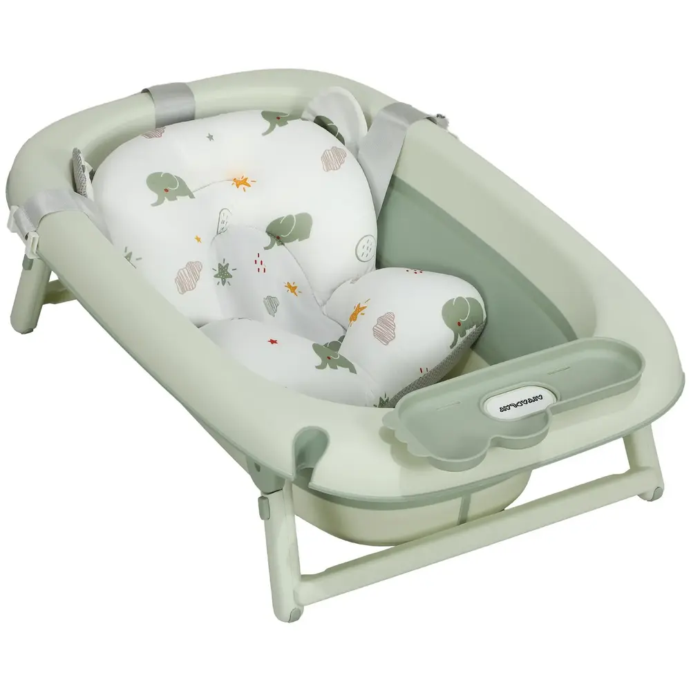 Hopfällbart Babybadkar med Botten 86x53x25,5 Cm