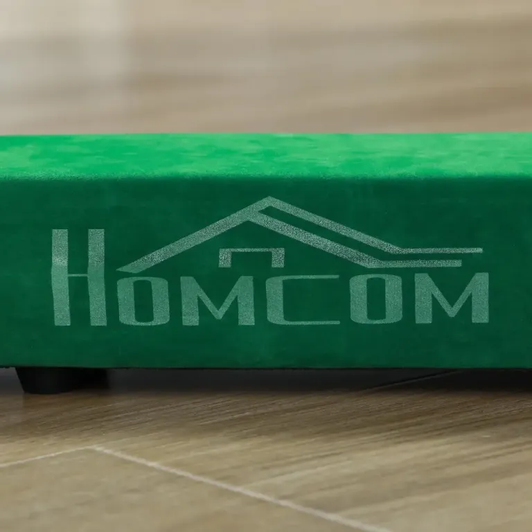 Gymnastikbom Hopfällbar med Yta Balansbalk Grön