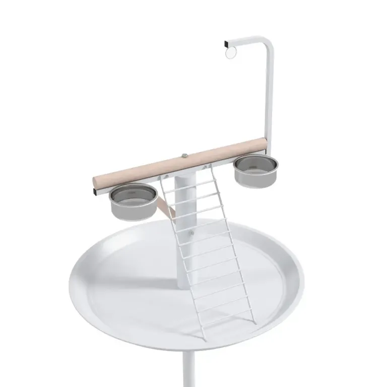 Papegojställning 138 cm med Stege och Gunga Papegoja Sittpinne