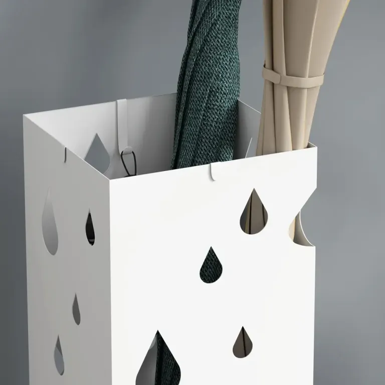 Paraplyställ Paraplyhållare 4 15,5 x x 40 cm Fyrkant Metall