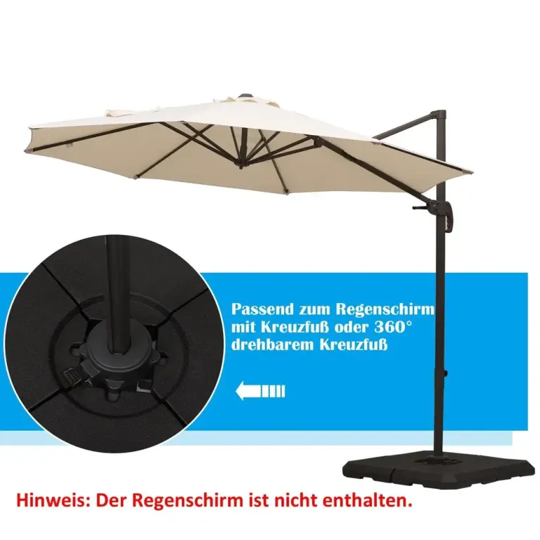 Paraplyvikt 4-Pack Paraplyställ Kan 100 x 100 x 9,5 cm