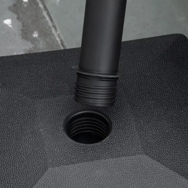 Parasollfot med Hjul Flyttbart Parasollstativ i 45 x cm