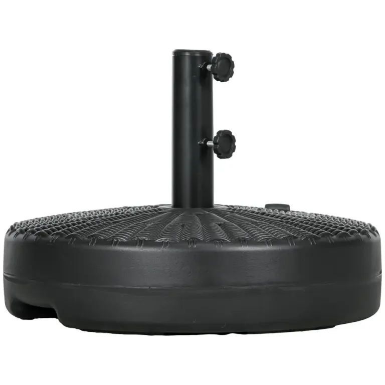 Parasollställ Parasollfot Svart av Hdpe 51 x 36 cm