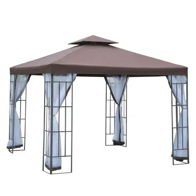 Paviljong med Ventilationstak 2,95 x x 2,75 m