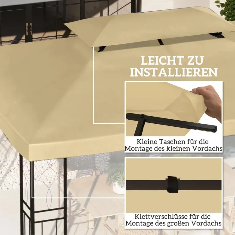 Paviljontak Prisvärd Beige för Paviljong som 3 x 4 m