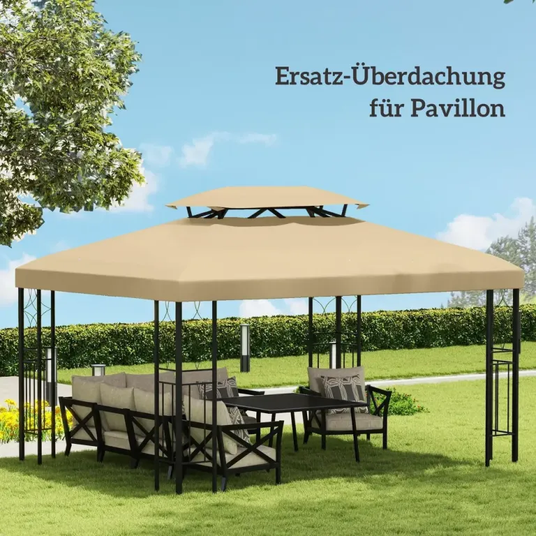 Paviljontak Prisvärd Beige för Paviljong som 3 x 4 m