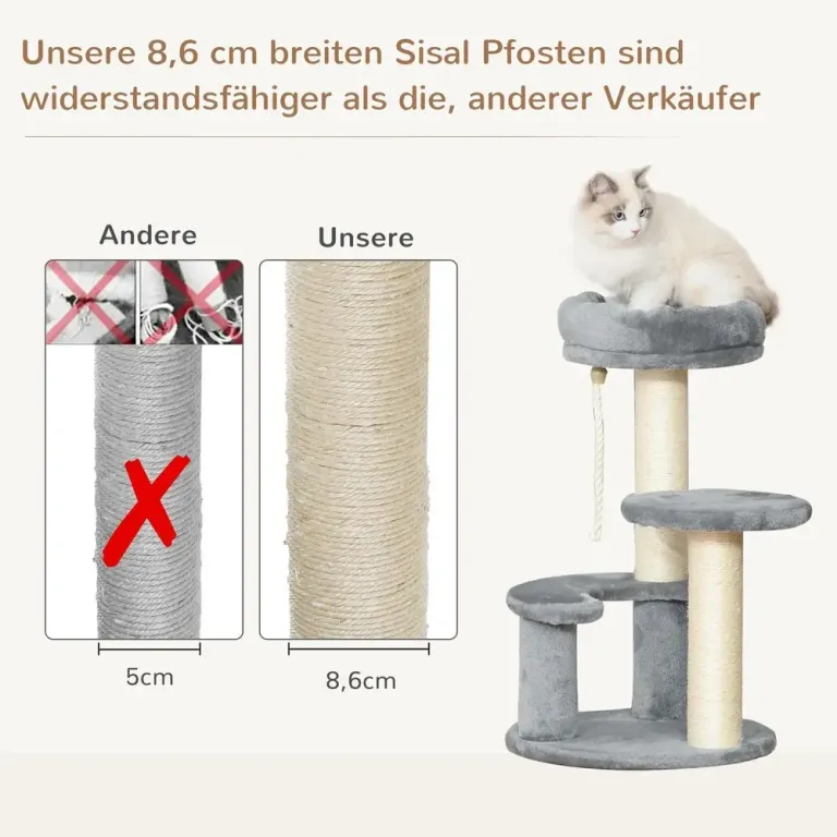 Klösträd för Katter med Sisalpelare 65 cm