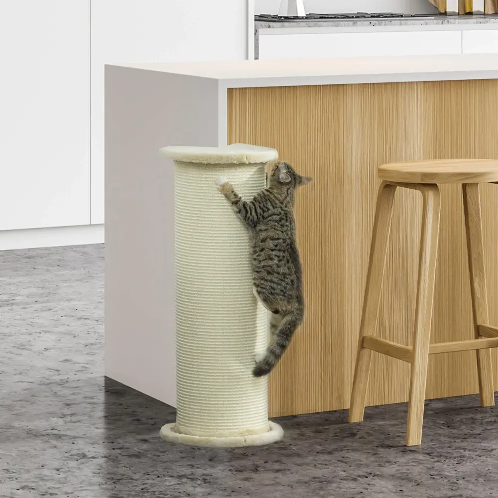 Klösträd med Tippskydd Kompakt Klösmöbel med Plysch 85 Cm