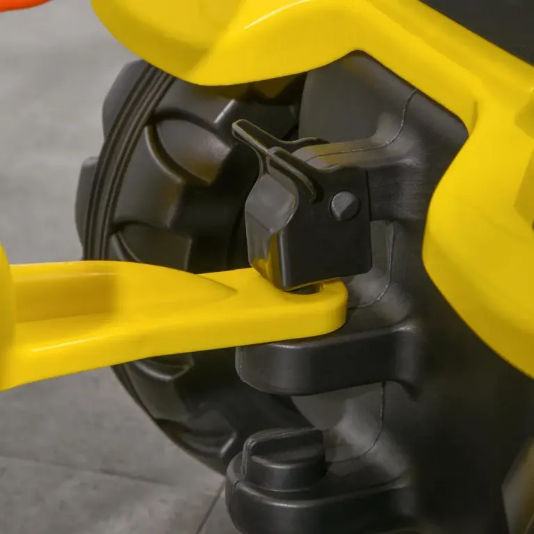 Pedaltraktor med Släp Verktyg och Horn Cm Trampbil Metallram
