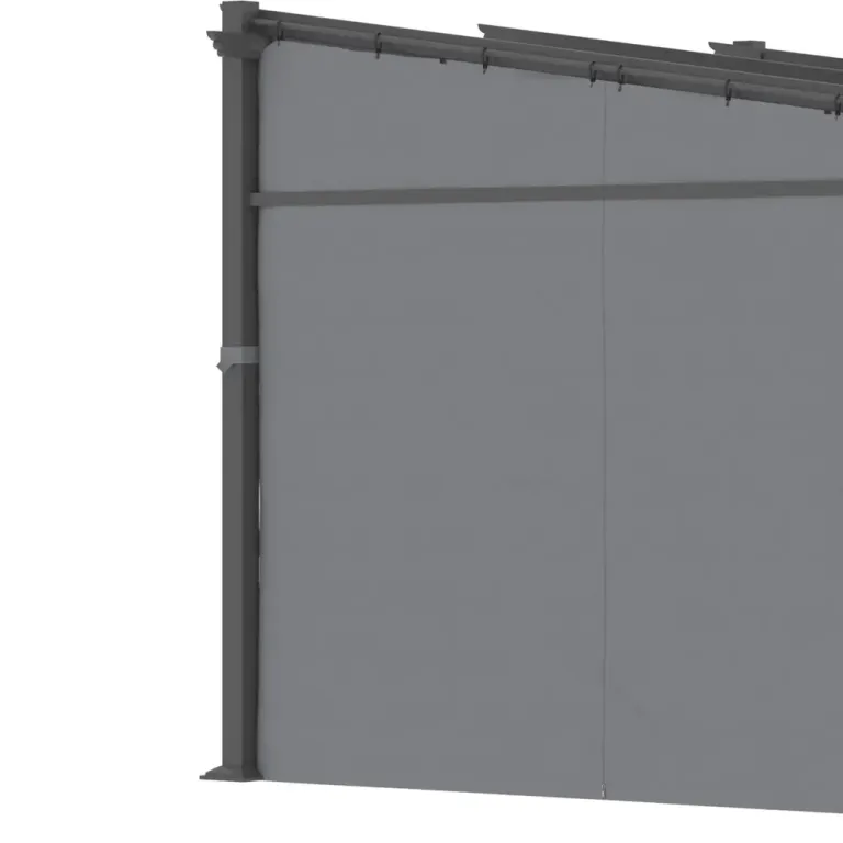 Pergola med Soltak Trädgårdspaviljong 2,97 x 2,95 m