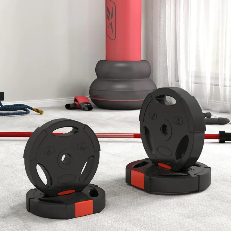 Viktskivor 4-Pack (kg + kg), Svart Svarta