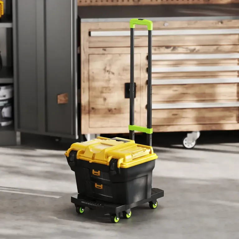 Hopfällbar Pirra och Magasinkärra Max 70 kg, Grön Transportvagn