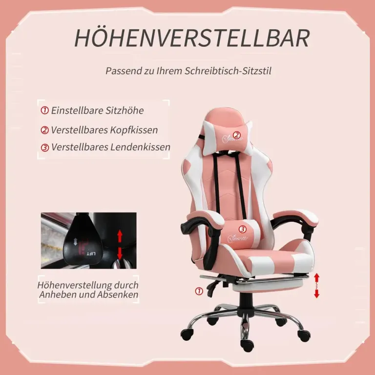Ergonomisk Kontorsstol Chefsstol Höjbar