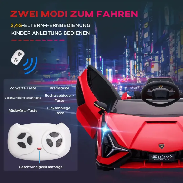 Barnelbil 12 v Sport SUV 2 Lamborghini Sian Fjärrkontroll