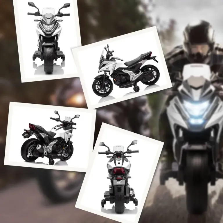 Elmotorcykel för Barn med Musik och Ljus Upp till 30 kg Honda