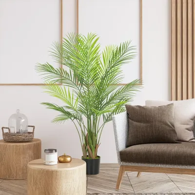 Konstgjord Palm Växt med Plastblad i 120 cm 16,5 x 120 cm
