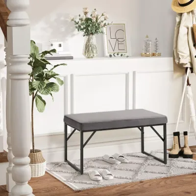 Skobänk Sittbänk med Skoförvaring och Dyna för Entré