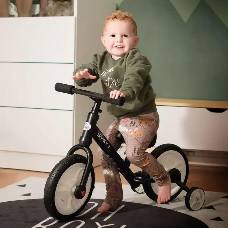 Balanscykel för Barn 2-i-1 Barncykel Träningshjul Pedal