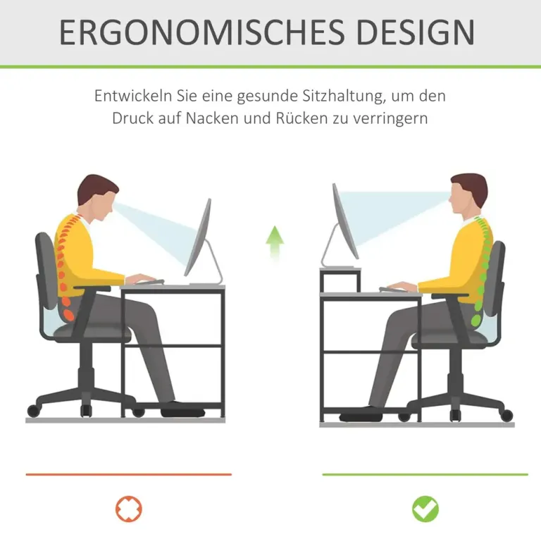 Skärmställ för Bärbar Dator Ergonomisk Skärmstöd Transparent