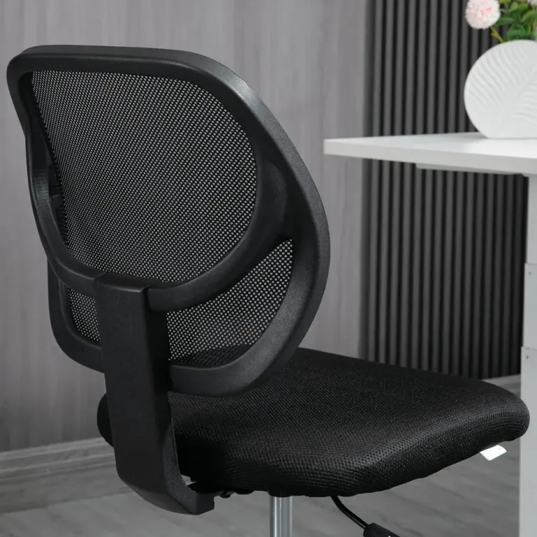 Ergonomisk Kontorsstol med Fotstöd Höj- och Sänkbar Arbetsstol Sits