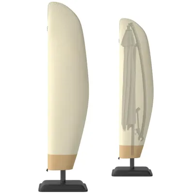 Parasollskydd Ø400 cm Oxfordtyg 220 x 56 cm