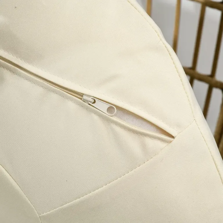 Hängstol i Korgdesign med Dyna Korgstol Khaki Konstrotting