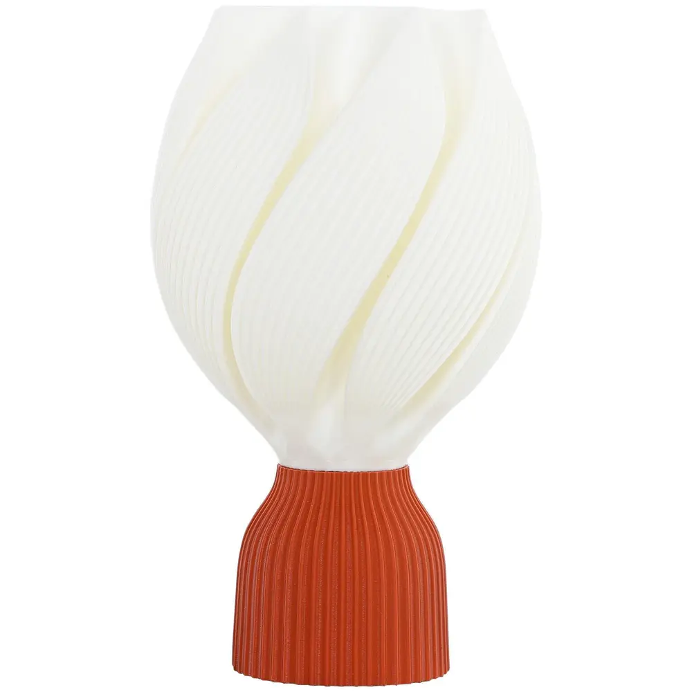 Bordslampa Sänglampa 3D-Utskrift Vit av Plast