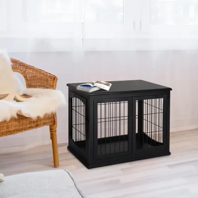 Hundkoja med Bordsyta Liten Djurbur 81 x 58,5 x 66 cm