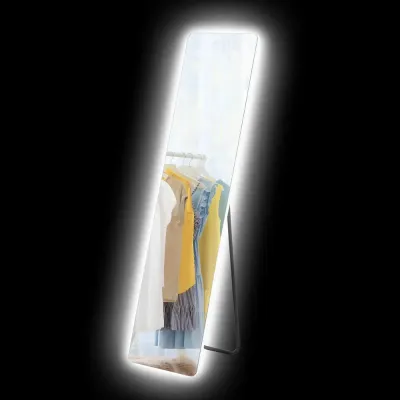 Helfigursspegel Golvspegel Transparent av Glas 150 x 40 cm