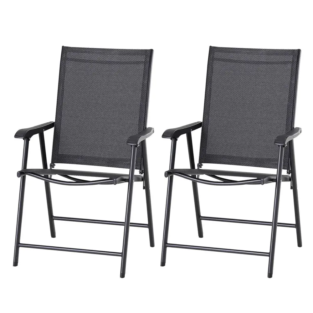 Campingstolar 2-Pack Hopfällbara Stolar 58 x 64 x 94 Cm