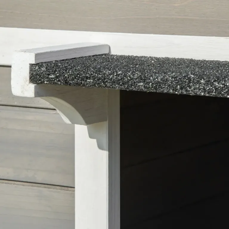 Katthus med Terrass och Balkong 115 x 66,5 x 74,7 cm