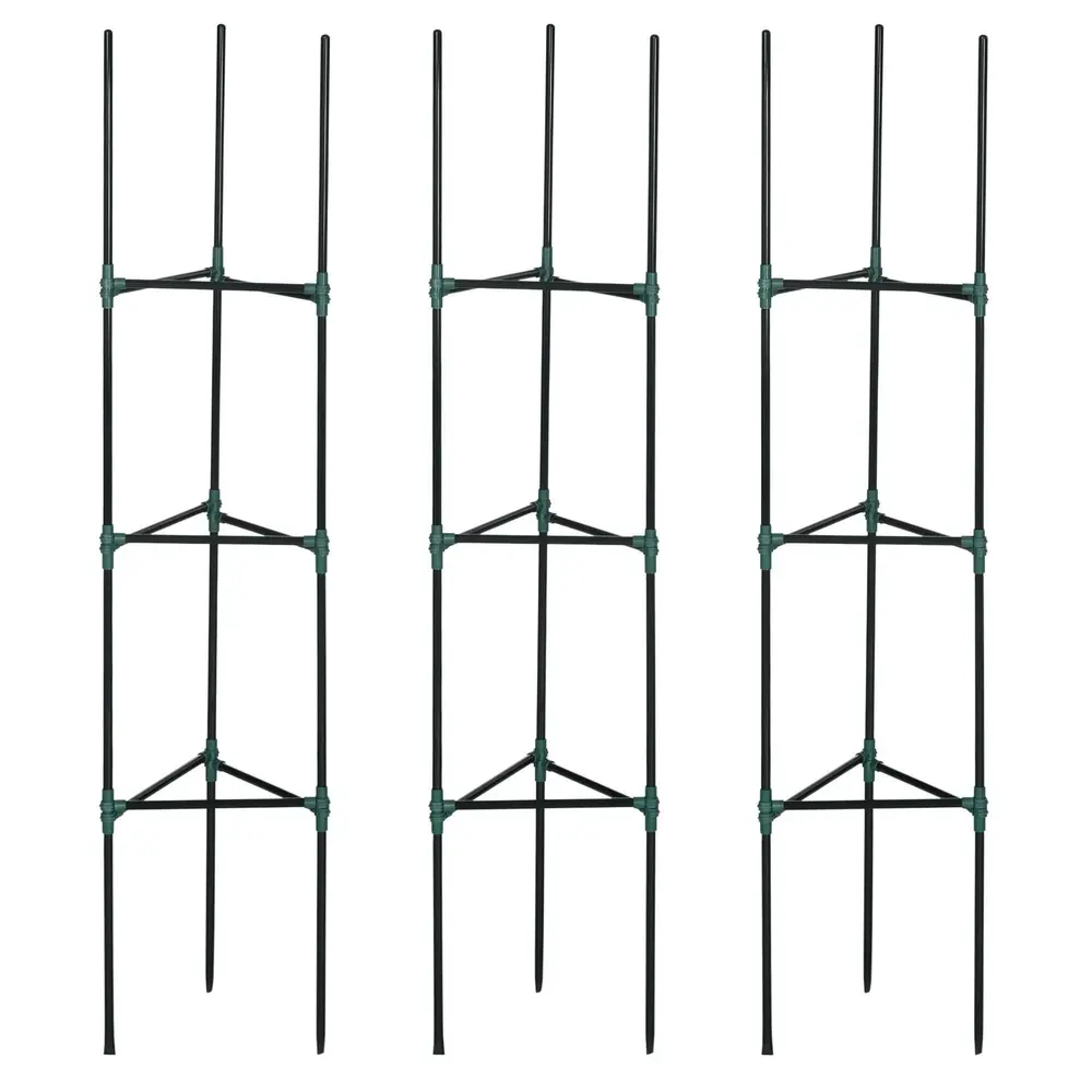 Växtstöd för Tomater 3-Pack Stödpinnar 38 x 38 x 182 Cm