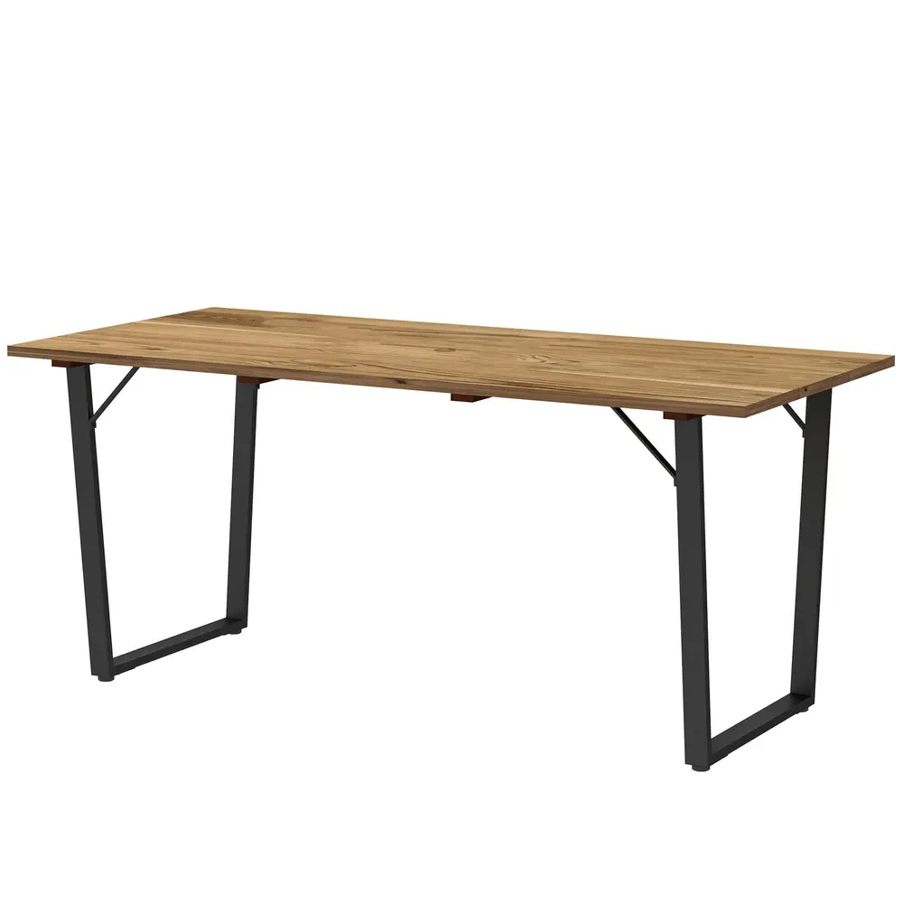 Trädgårdsbord i Trä med Paraplyhål Buffébord för 175x80 Cm